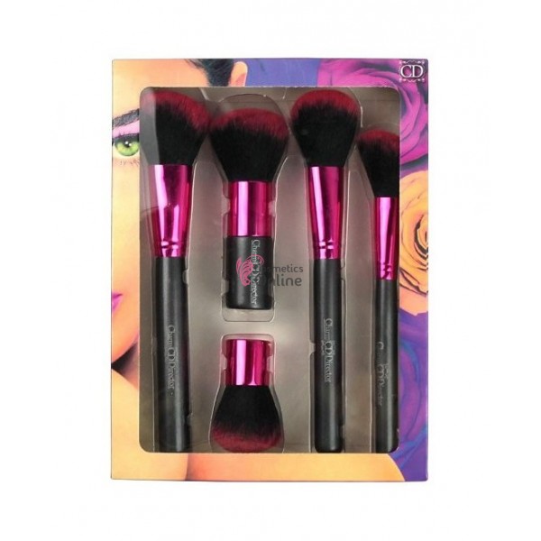 Pensule de Make-up  5 bucati Fuchsia DIRECTOR CHARM Profesionale MKB21 - 10596